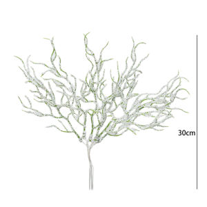 Dizoey 1-10PCS Large White Pine Needles Artificial Branch Christmas Tree Ornaments DIY Wreath Plants Decoration New Year Party Supplies