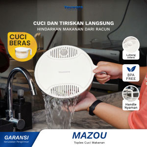 Youware - Mazou Toples Cuci Beras Buah dan Sayur Food Storage Dish