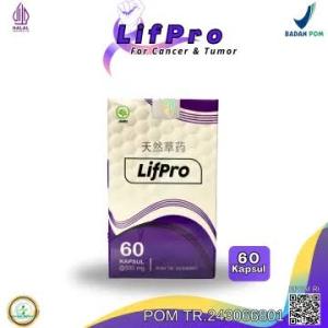 LifPro Herbal Medis Multivitamin Obat Kanker & Tumor Efektif - Kapsul Hijau 60+10 Kapsul Gratis