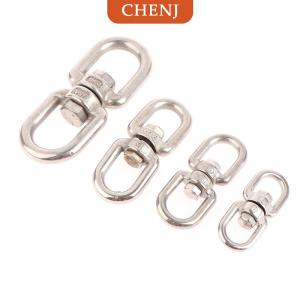 [COD] CHENJ 1ชิ้น M4 M5 M6 M8หมุนอเนกประสงค์8รูปทรงปลดล็อคห่วงโซ่ล็อคห่วงโซ่เชื่อมต่อหัวเข็มขัด304สแตนเลส