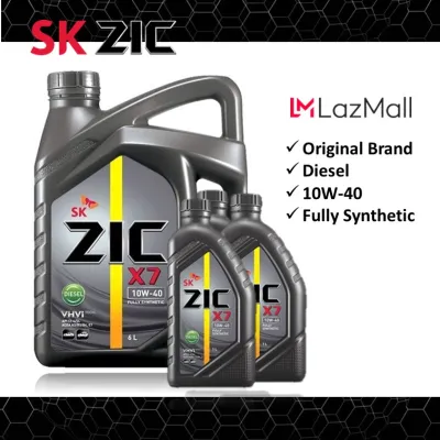 Zic X7 10W-40 Diesel Engine Oil Fully Synthetic promo bundles