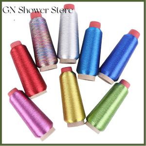 GNStore[COD] ด้ายเย็บผ้าไหมสีทองสว่าง3600ม. ด้ายสีเงินปักด้วยคอมพิวเตอร์