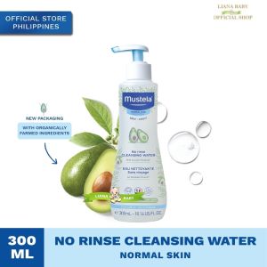 PERA151 MUSTELA NO RINSE CLEANSING WATER 300ML PEMBERSIH KULIT BAYI bln 12 2025