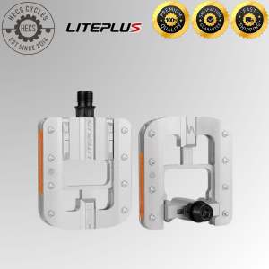 Liteplus Aluminum Alloy Foldable Bike Pedals Quick Folding Lightweight & Durable Foldable Bicycle Pedals