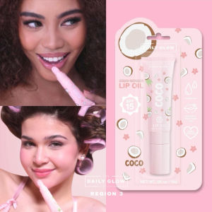 The Daily Glow Peptide Lip Oil   Watermelon Coco Cherry  Plum Lip Oil  TDG Hydrating Lip Oil