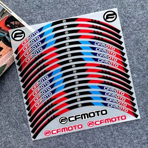 Chunfeng CFMOTO Motorcycle Wheel Stickers 17-Inch Universal Tire Decals For SR/NK /GT/CL-X Heritage/MT/150/250/300/400/650/700