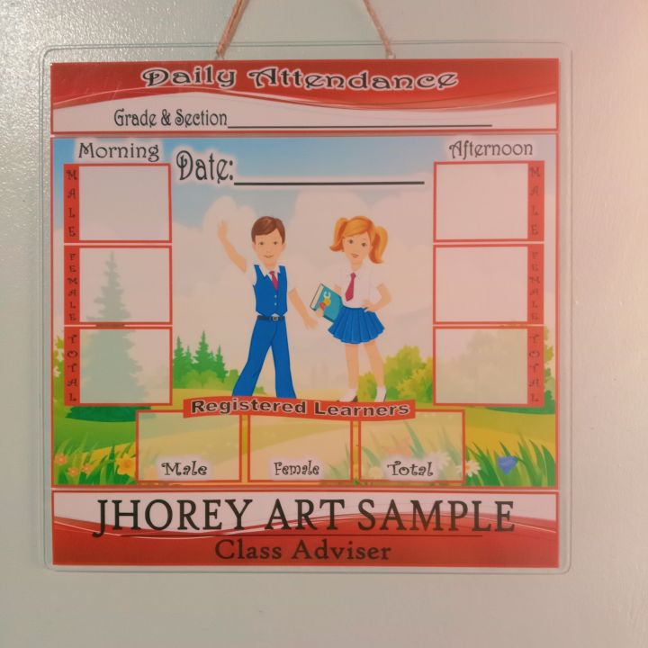 Attendance Chart Lazada Ph