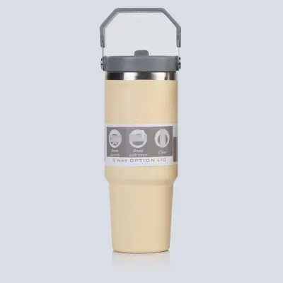 【2PCS/Set】1000ml Large Capacity Thermal Cup Tumbler 30oz Stainless Steel Drinking Water Bottle large capacity water bottle Hot and Cold with Gradient Macaron Colors for Outdoor Sports