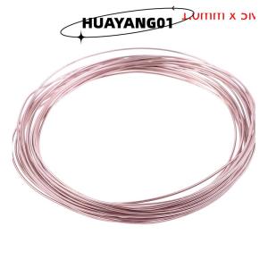 HUAYANG01 [2023 new HOT FASHION] lazlook บอนไซสายไฟ anodized อลูมิเนียม bonsai Training Wire รวม16.5ฟุต (สีน้ำตาล)
