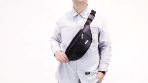 FC100% Genuine Leather Retro Cowhide Waist bag Men Chest bag Crossbody bag outdoor sport bags womenbag sling beg