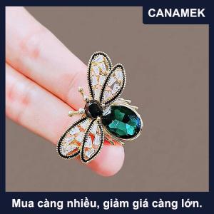 【CANAMEK】 Cổ điển ít Bee trâm cài cho phụ nữ quần áo áo khăn đồ trang sức bên phụ kiện