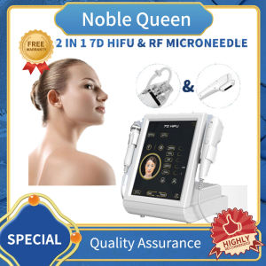 New Design Beauty Machine 2in1 Portable Hifu Machine High Intensity Focused Ultrasound RF Micorneedling For Beauty Salon