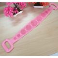 Sikat Punggung Mandi Bath Back Scrubber Silikon Silicon Silicone Towel Body Belt Brush Alat. 