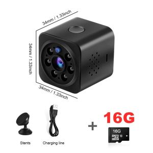 S3 Mini WiFi Camera Wireless Camera 1080P Ultra Cam Night Vision Indoor Camcorder Audio Video Recorder for Home Office