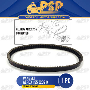 Vanbelt Aerox 155 2021 (Only) - Fan Van Belt Drive Belt Vbelt Panbel Fanbelt Fanbel Rantai Rante