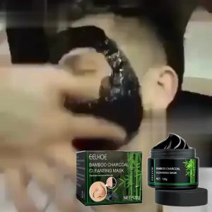 EELHOE  Masker Peel-off Penghilang Komedo Arang Bambu   Penghilang Komedo Melembapkan Pengecil Pori Masker Lumpur Kontrol Minyak