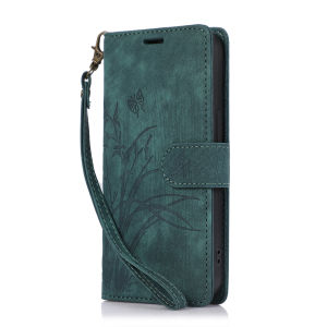 Card Case For Samsung With Short Lanyard Wallet Bag Case Cards Slot Case Mobile Phone Shell With Card holder Cases Casing Cover For Samsung Galaxy S25 Plus S24 Ultra S24 Plus S23 FE S23 Ultra S22 Plus S21 Ultra S20 FE S10 Plus Flip Leather Case