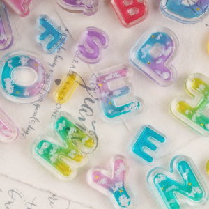 Letter A to Z Mold Alphabets Quicksand Shaker Silicone Molds Epoxy Resin Mould DIY Making Findings Accessories