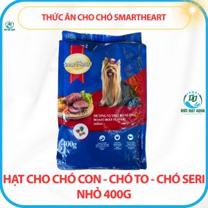Thức ăn cho chó Smartheart 400g - Hạt cho chó conchó sz bé chó lớn hàng nhập khâu thái lan ( combo 5gói )