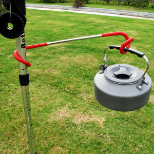 ตะขอแขวนโคมไฟตั้งแคมป์ ตะขอแขวนตะเกียง แขวนเต็นท์ อุปกรณ์สําหรับตั้งแคมป์ ขาเกี่ยวอเนกประสงค์ หางหมูตะขอ รูปตัวSสองหัวตะขอจัดเก็บ