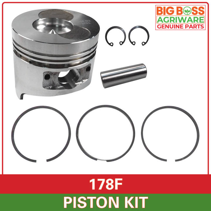 Piston Kit 78MM For Chinese 178F Diesel Engine Assembly Lube