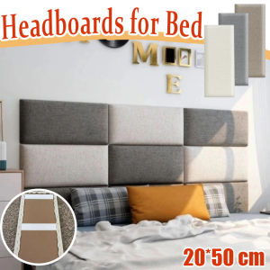 【COD】Linen Soft Wall Stickers Pillow Thickness Self Adhesive Bedside Baby Bumper Bed Headboard