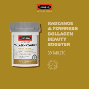 Ready Stock Swisse Beauty Collagen Complex Tablets 30Tabs Premium Blend With Hydrolysed Collagen Grape Seed Extract CoQ10 Vit C & Vit E Extract Gluten Free Supplement