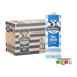 Devondale Full Cream Milk (10x 1L) - Case