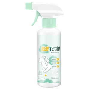 Dry Cleaner Stain Remover Instant Spot Cleaner No Rinse Quick Penetrating Oil Grease Decontamination Baby Safe Deodorizer Fresh Scent Laundry Detergent Clothing