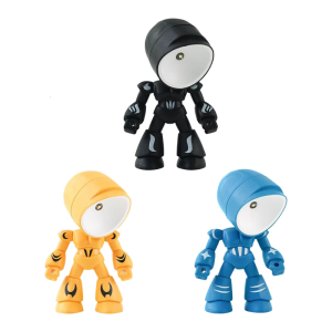 Small Folding Desk Lamp LED Cartoon Night Light Portable Night Lamp Student Living Room Decoration Adjustable Angle