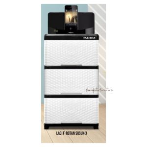 LEMARI LACI PLASTIK TABITHA MODERN KUAT KOKOH [TABBOX]