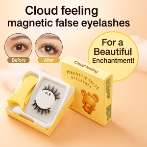Magnetic False Eyelashes (with Clip) Reusable 3D Curling Eye Makeup Tool磁吸假睫毛