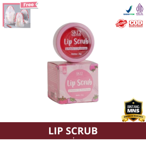 lip scrub untuk bibir hitam dan kering lip scrub sr12 membantu mengembalikan kesehatan bibir