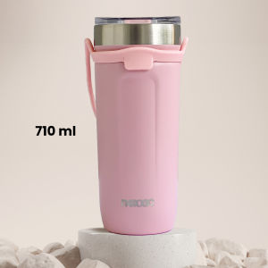Aveline Tumbler Nexxio Double Vacuum Stainless Steel Coffee Thermos With Rope Handle / Botol Minum Stainless Steel SUS 304