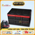 Thùng Đựng Đồ Đa Năng Gấp Gọn Tiện Dụng Cho Xe Hơi Có Túi Chống Thấm. 