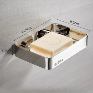 304 Stainless Steel Soap Holder for Bathroom Soap Holder Organizer Soap Dish Soap Case Soap Rack for Bathroom