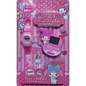 Jam Tangan Anak Lucu Gembot Gameboy Mini Gantungan Kunci FHLC