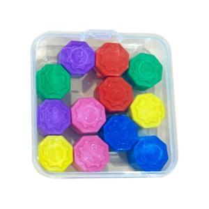 Traditional Korean Gonggi Game 12pcs Set Stone Catching Classical Hand Eye Coordination Training Toy