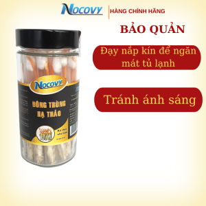 Đông trùng hạ thảo khô nguyên con Nocovy ký chủ sâu tằm Nocovy sấy thăng hoa chất lượng siêu vượt trội phòng u-ng th-ư