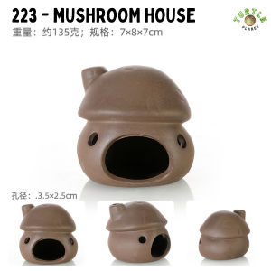 (Part 2) Ceramic Aquarium Decoration Shrimp Hiding Spot Ornament Fish Tank Ceramic Decor Aquarium Ornament Hiasan Tangki