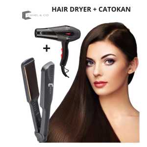 CANEL & CO Anion Beauty Salon Haircare Hot Wind Pengering Rambut Lonik Hair Dryer & catokan
