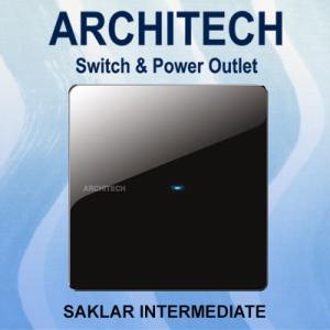 Architech Diamond V16-K19 Black Sakelar/SAKLAR/CETEKAN INTERMEDIATE