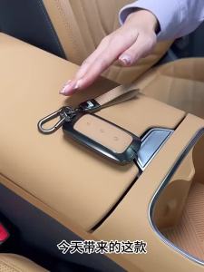 kkmf For Geely Starray EM-i Metal Leather Full Wrap Car Smart Key Case Cover Scratch Resistant Full Auto Key Accessories M2Y9R