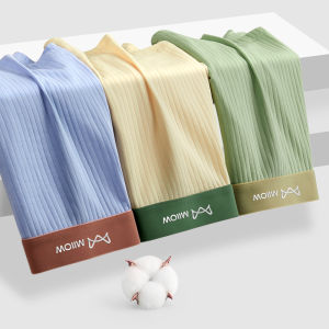 CMENIN 3Pcs ผ้าฝ้ายร้อนเซ็กซี่ชายกางเกงนักมวยกางเกงขาสั้นBreathableกางเกงว่ายน้ำชายชุดชั้นในนักมวยชายกางเกงHomme MRFC8893