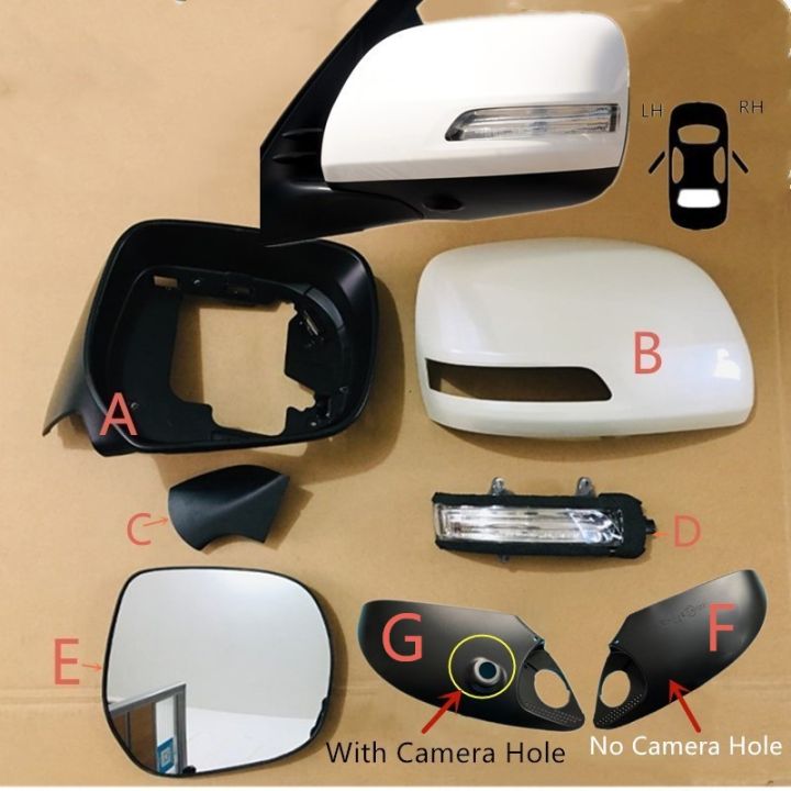RearView Mirror Cover Shell Side Mirror Glass Light Frame For Toyota rearview-mirror-cover-shell-side-mirror-glass-light-frame-for-toyota