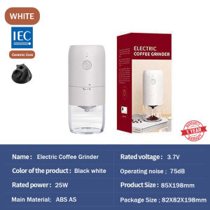 PURISANS Electric Coffee Bean Grinder 1800mAh Wireless Portable Fully Automatic Waterproof Easy to Clean Specialized Coffee Bean