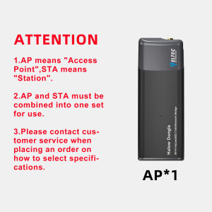 Heltec Wi-Fi HaLow Dongle 1km Ultra-long-range Wireless Network Bridge IEEE 802.11ah Wi-Fi HaLow Wireless Ethernet Jumper 915Mhz