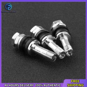 Winnereco 10 ชิ้น Universal Bolt-in Tubeless ล้อยางวาล์วลำต้นพร้อมหมวกฝุ่น