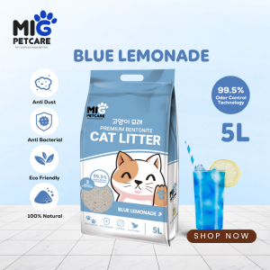 MIG PETCARE Premium Bentonite Cat Litter 5L (4KG)