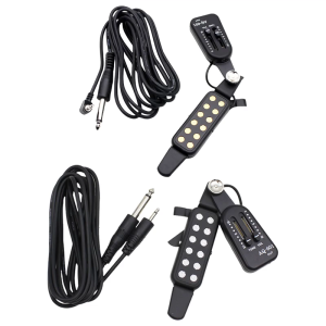 12 lỗ lỗ cắm âm thanh Acoustic Guitar đầu dò khuếch đại với Khối lượng bộ hiệu chỉnh âm tần Bộ chuyển đổi tín hiệu gắn lỗ thoát âm Đàn Ghi-ta lỗ cắm âm thanh